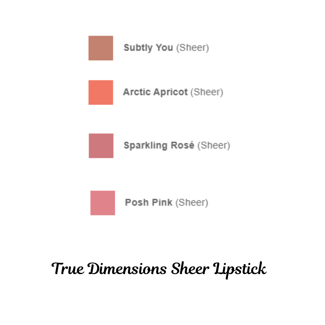 True Dimensions Lipsticks
