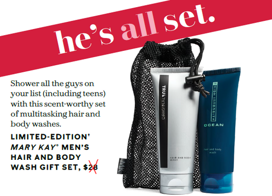 Men's Hair and Body Wash Gift Set